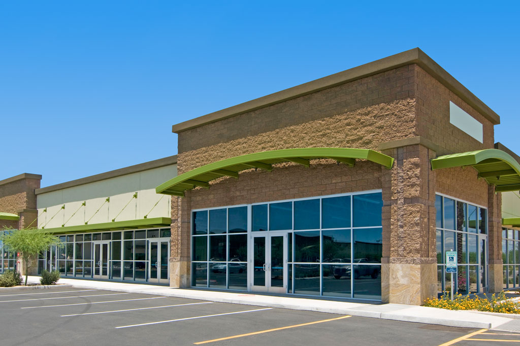 Click here to learn more about our Commercial Property exterior cleaning services.